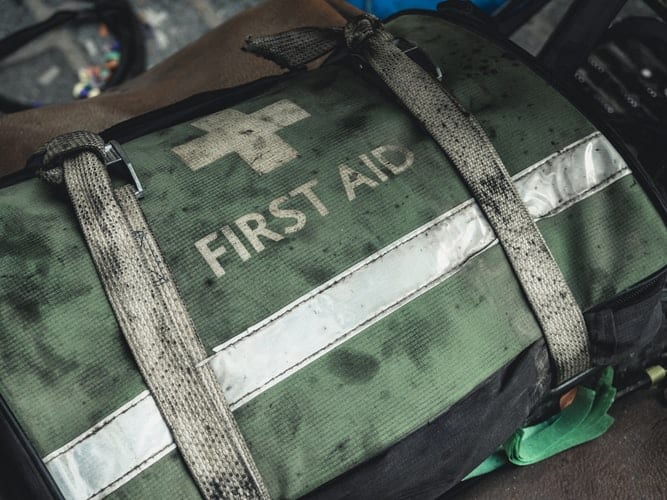 Prepare a first aid kit